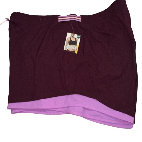 Avia Purple Running Shorts Moisture Wicking Side Pockets Size XXXL NWT - Picture 2 of 10